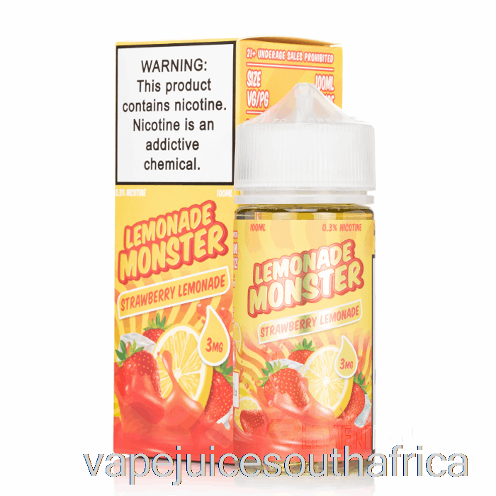 Vape Pods Strawberry Lemonade - Lemonade Monster - 100Ml 3Mg
